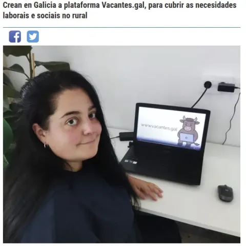 Vavantes.gal na revista Vaca Pinta
