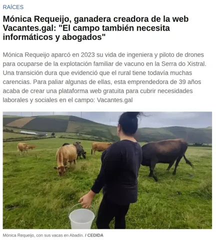 Vavantes.gal no Correo Gallego